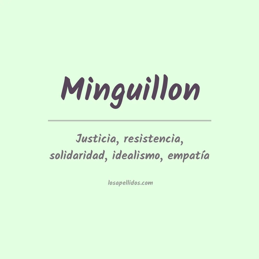 Apellido Minguillon