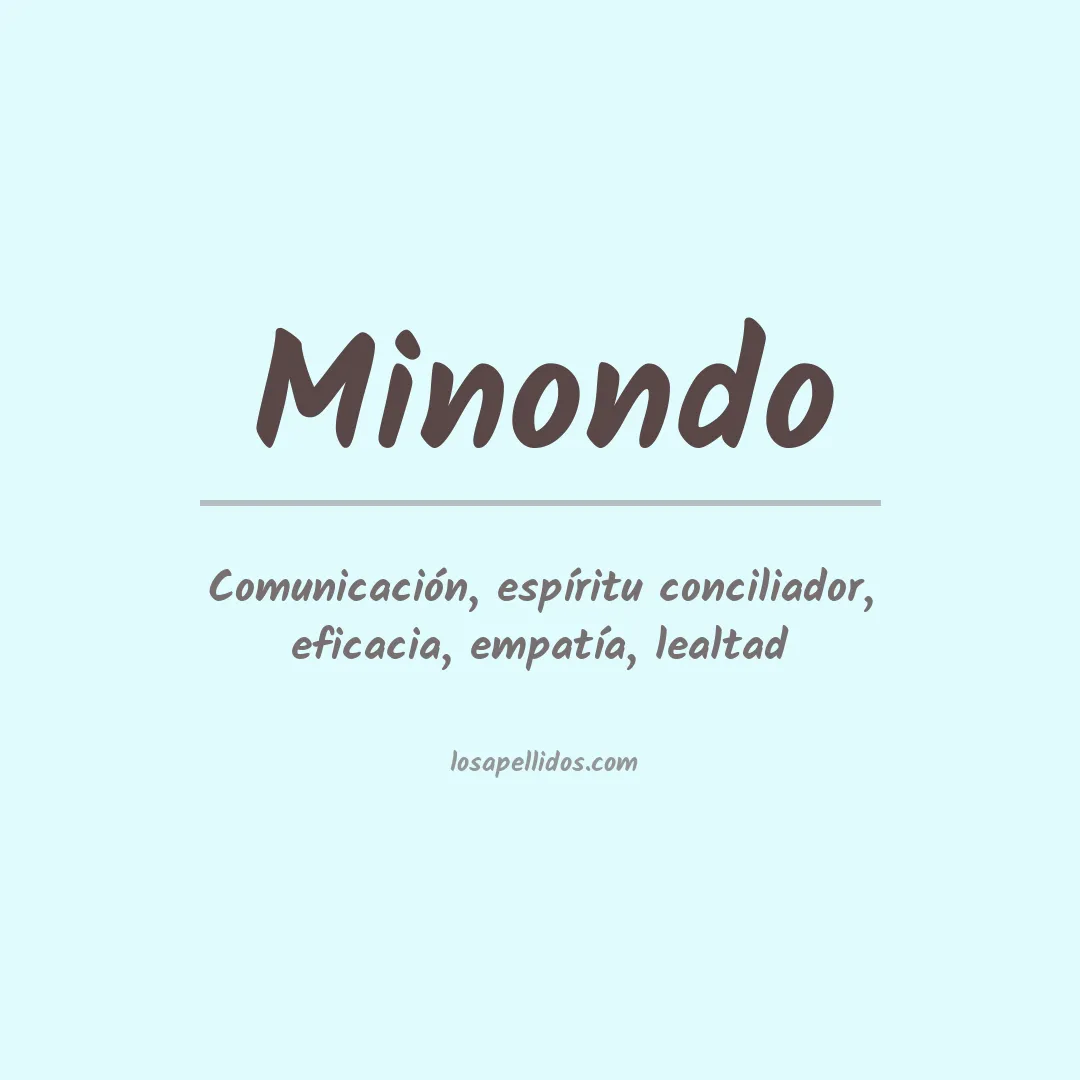 Apellido Minondo
