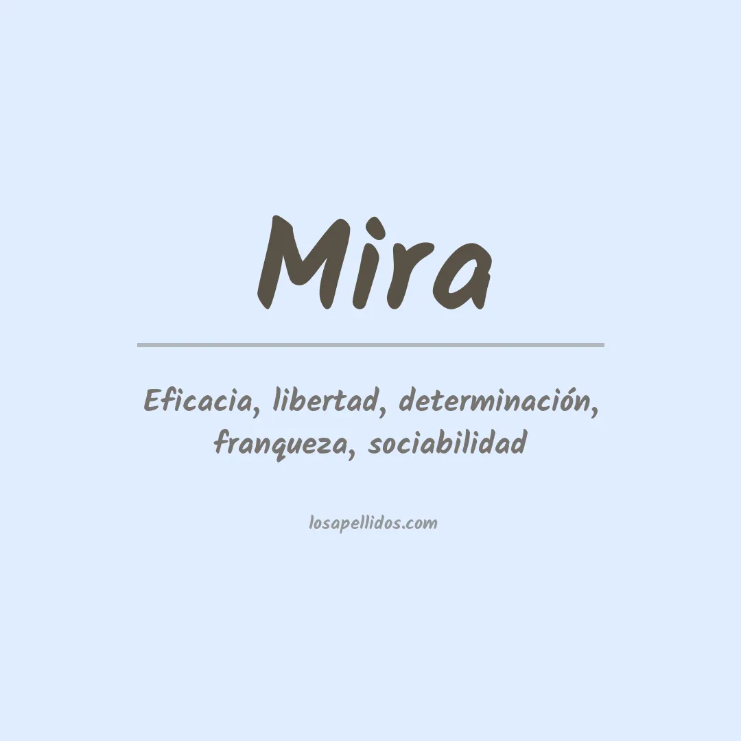 Apellido Mira