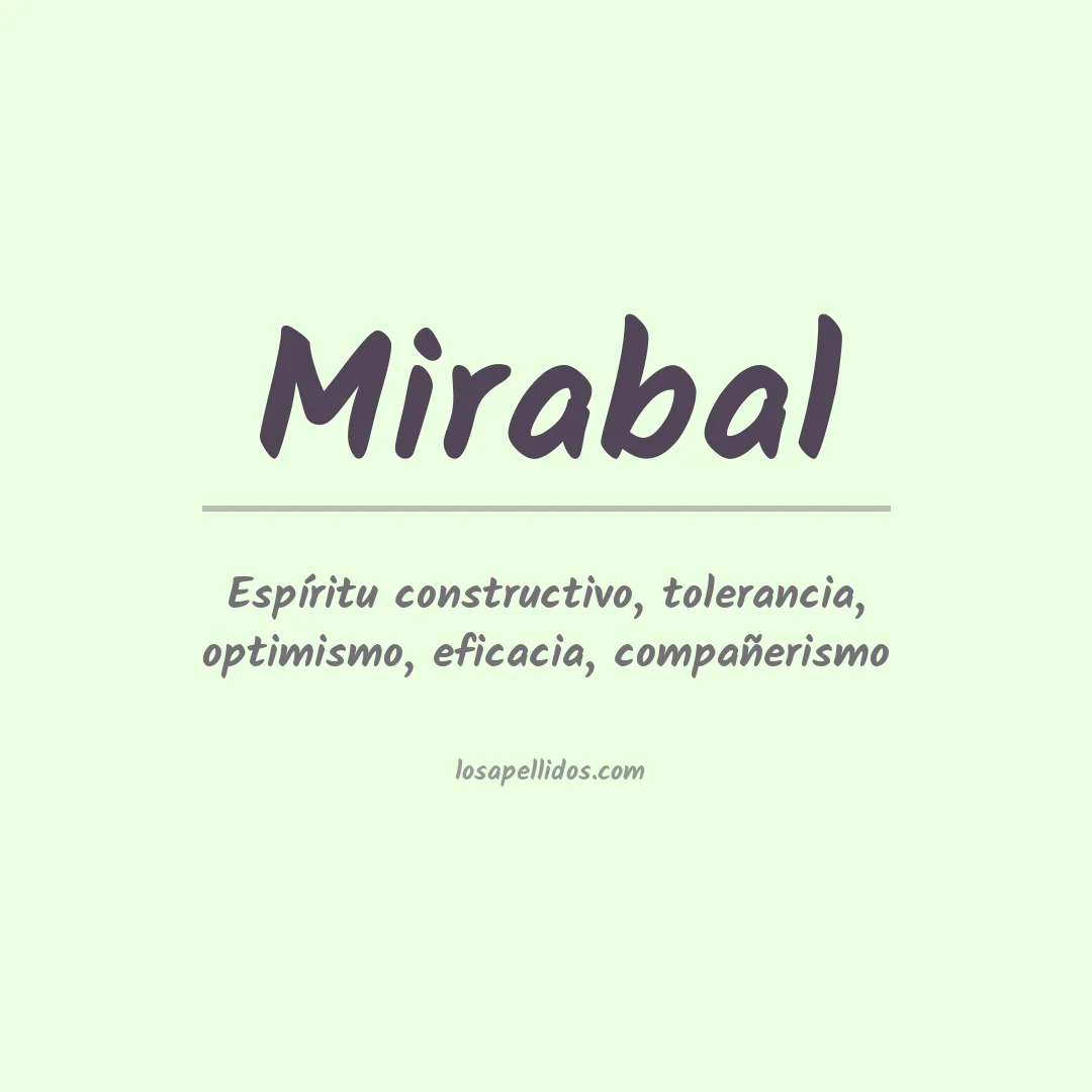 Apellido Mirabal