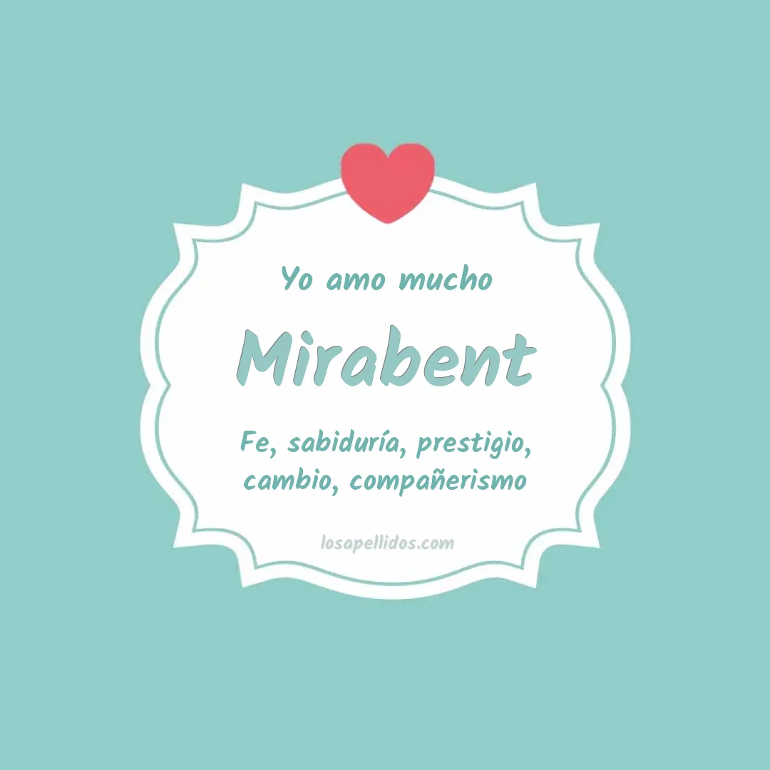 Yo amo mucho Mirabent