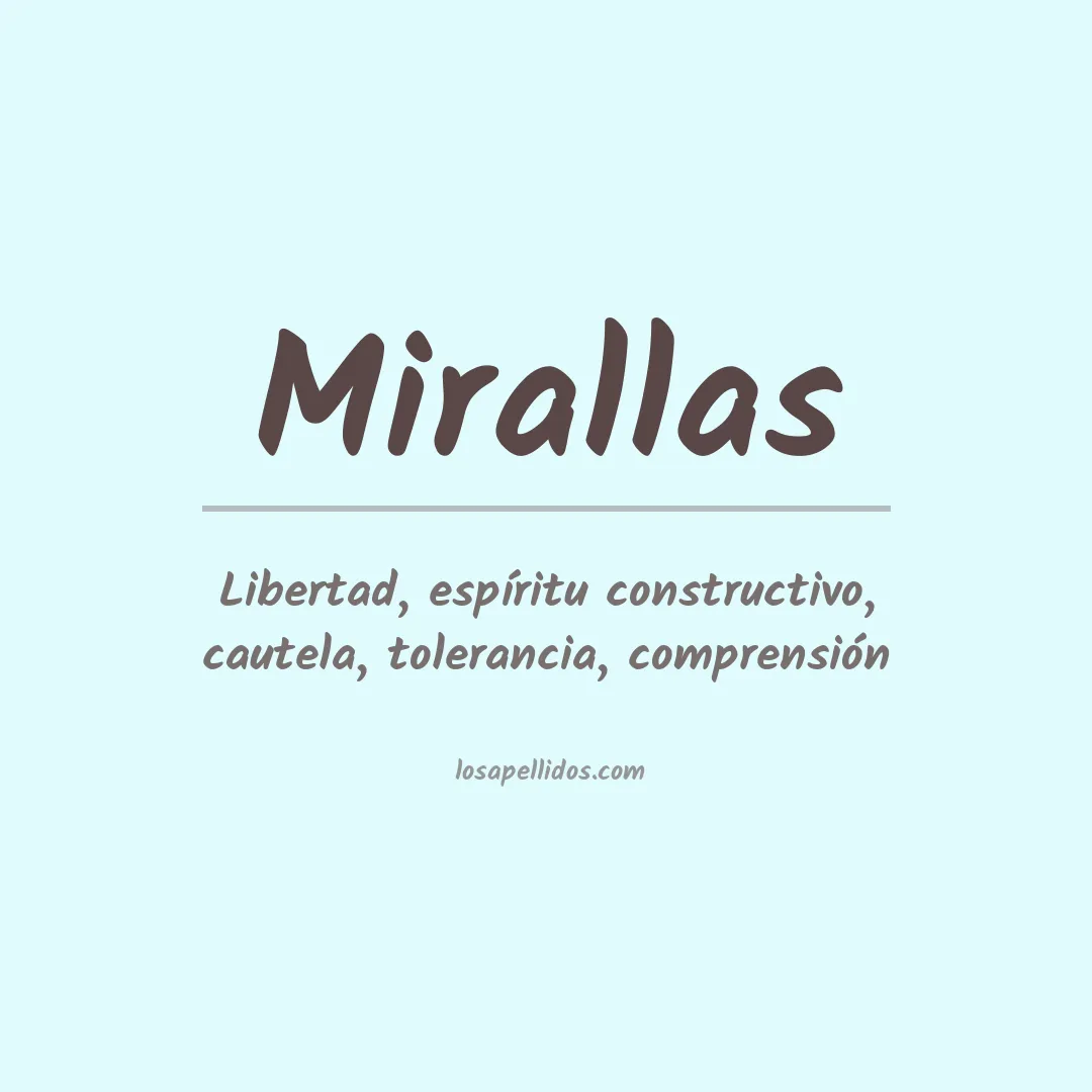 Apellido Mirallas