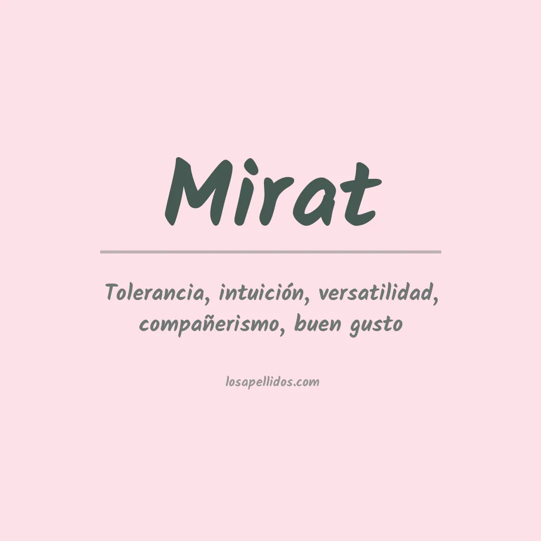 Apellido Mirat
