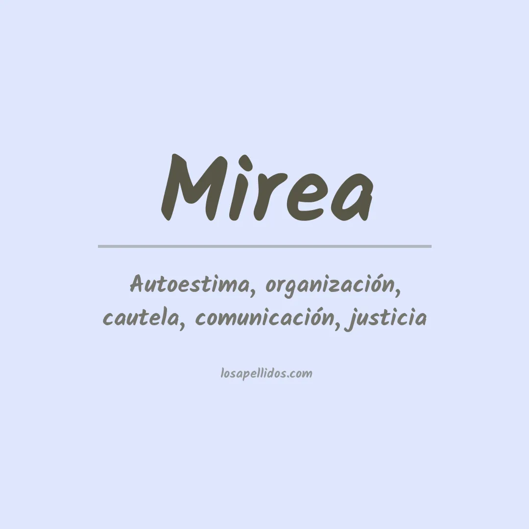 Apellido Mirea