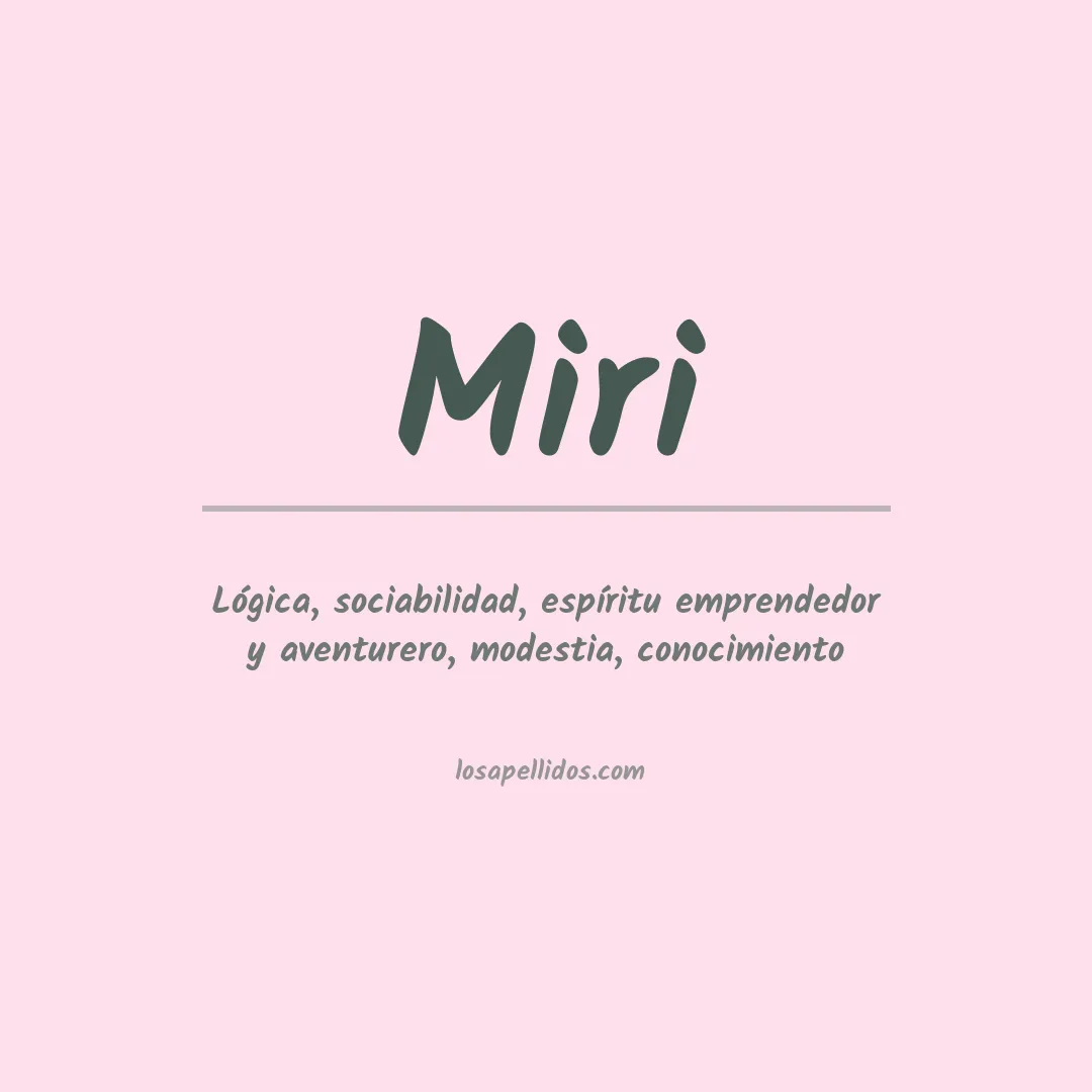 Apellido Miri