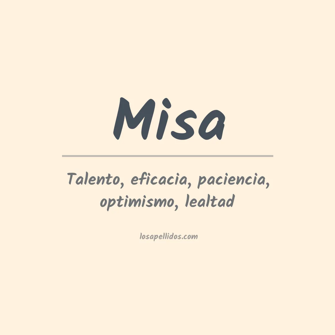 Apellido Misa