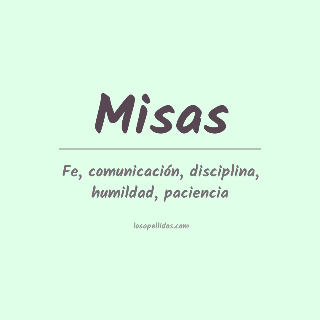 Apellido Misas