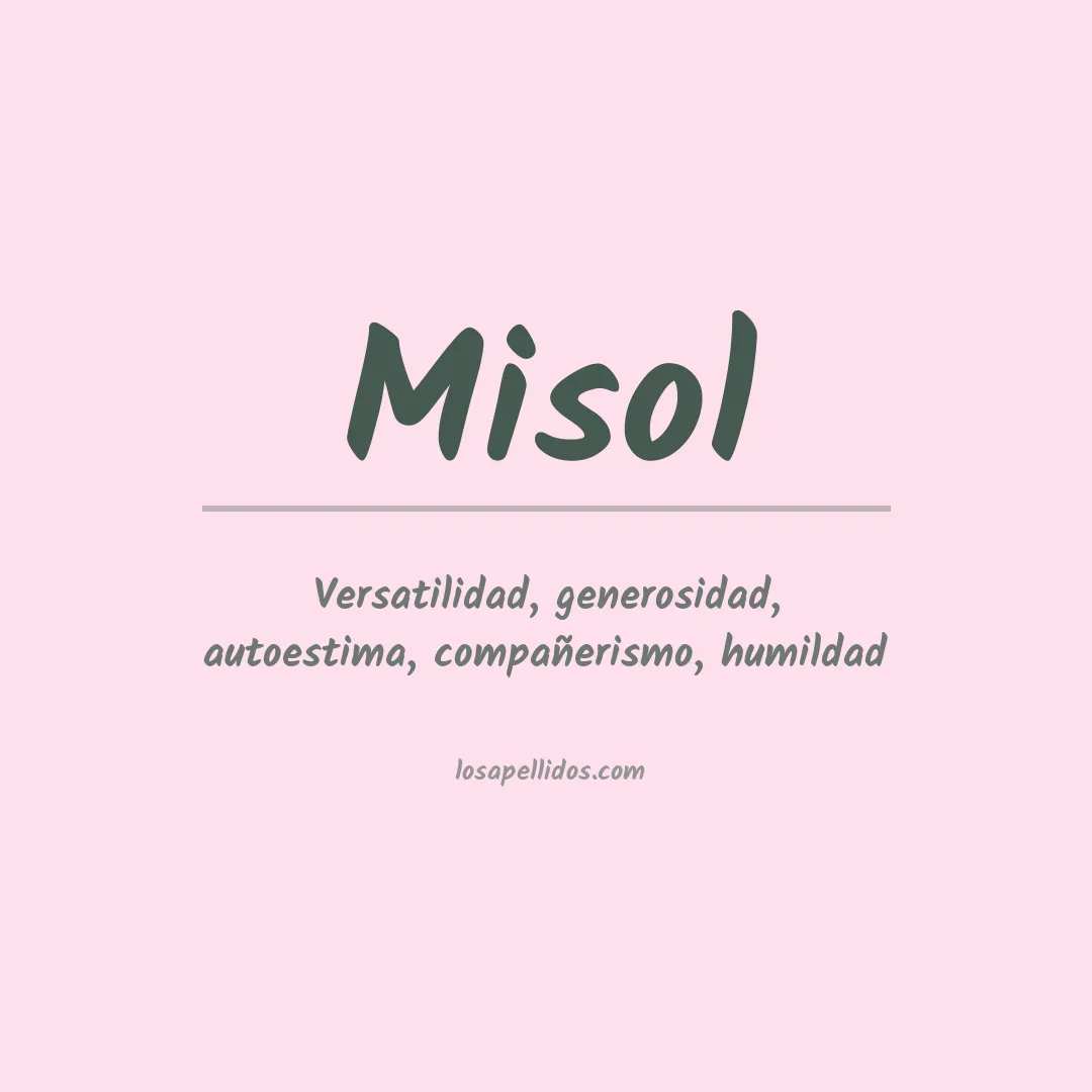 Apellido Misol