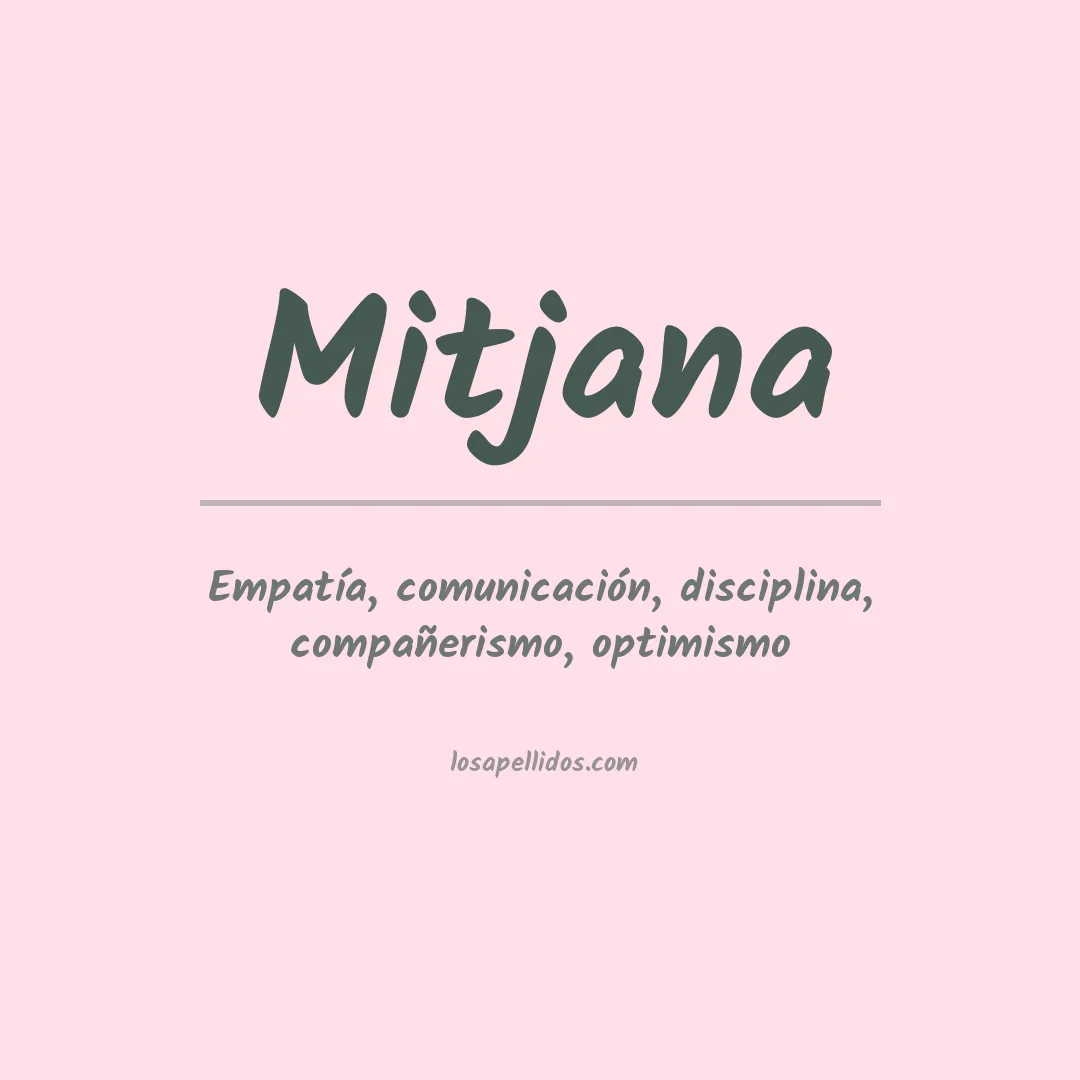 Apellido Mitjana
