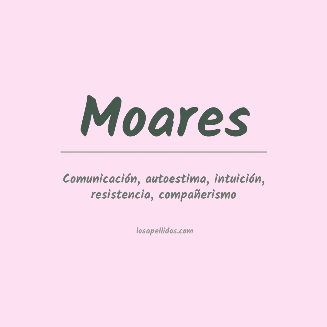 Apellido Moares
