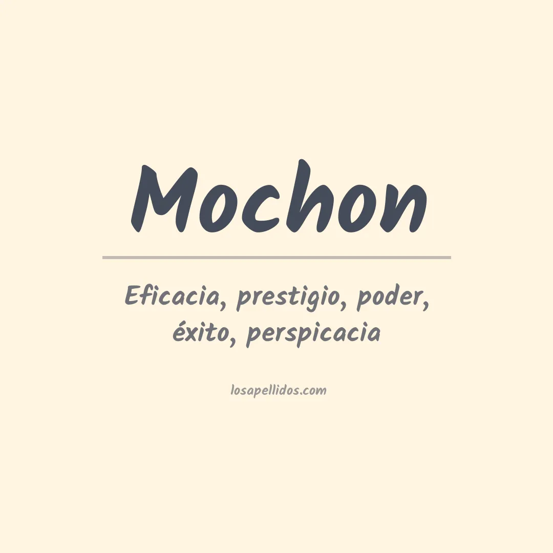 Apellido Mochon