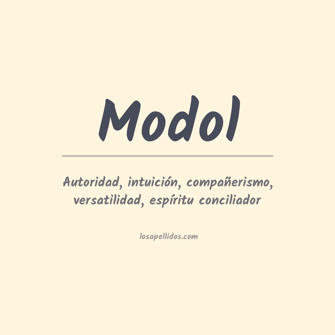 Apellido Modol