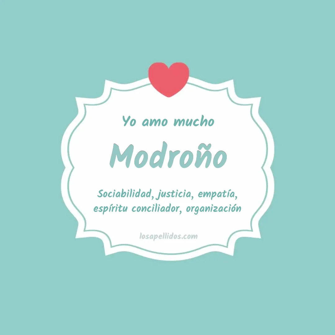 Yo amo mucho Modroño