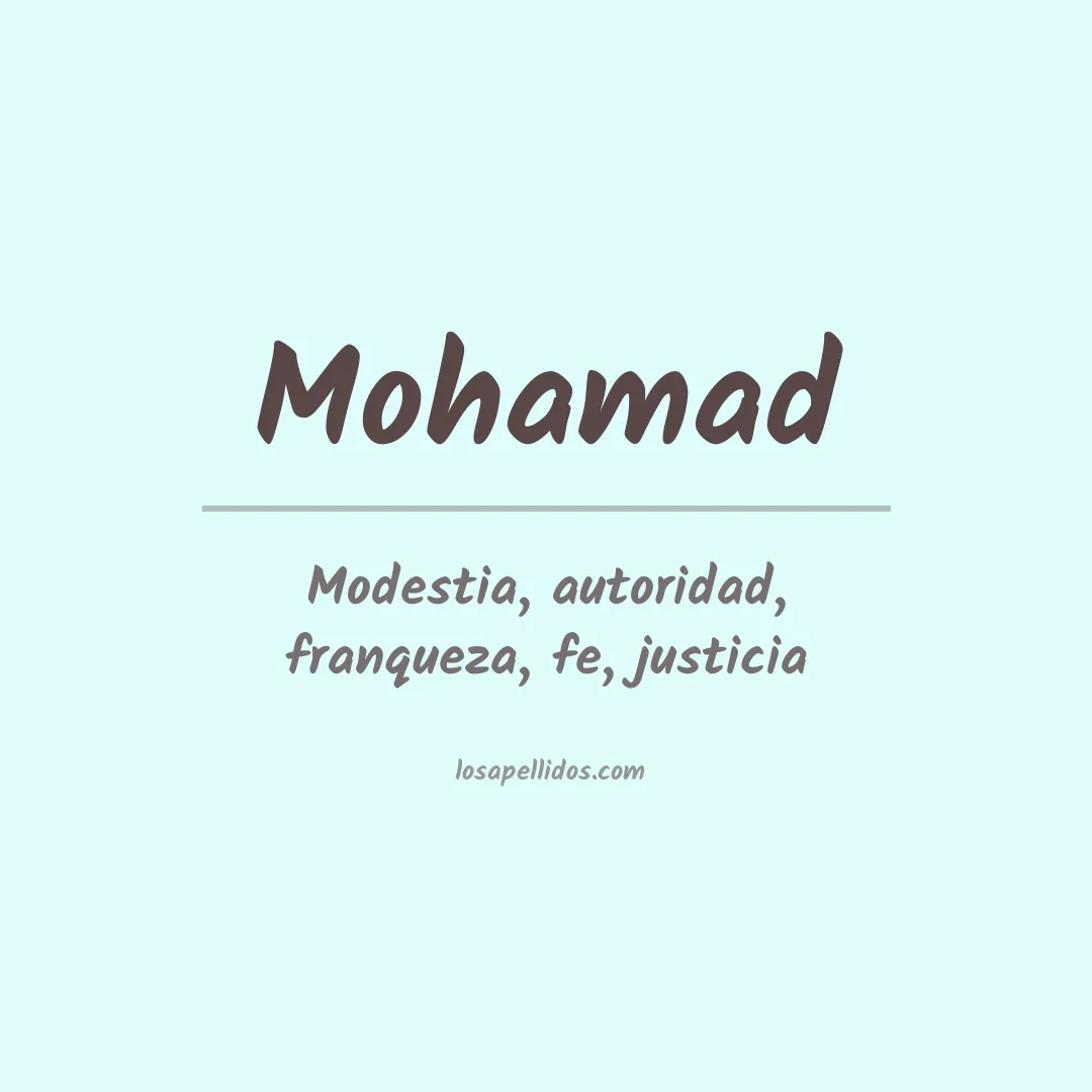 Apellido Mohamad
