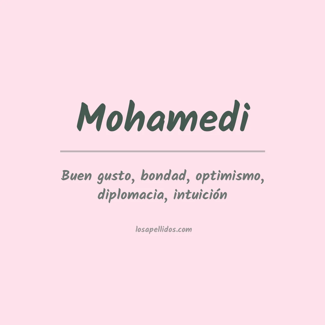 Apellido Mohamedi