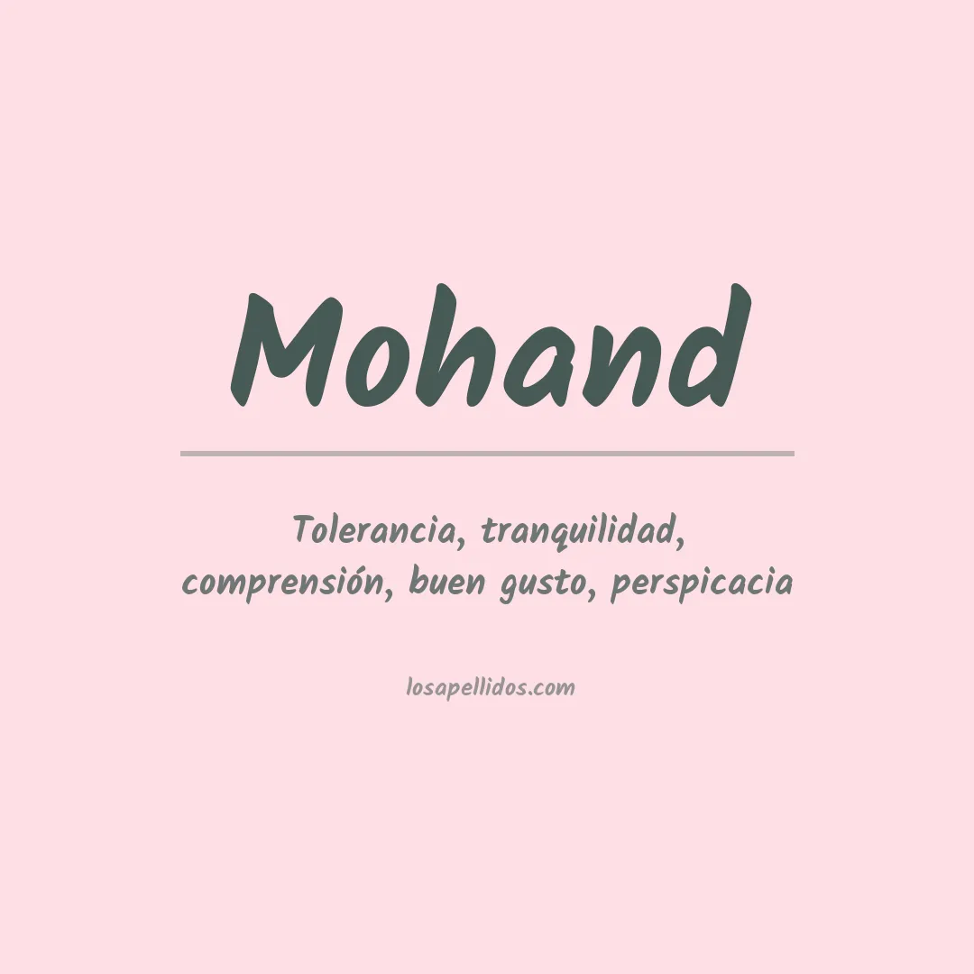 Apellido Mohand