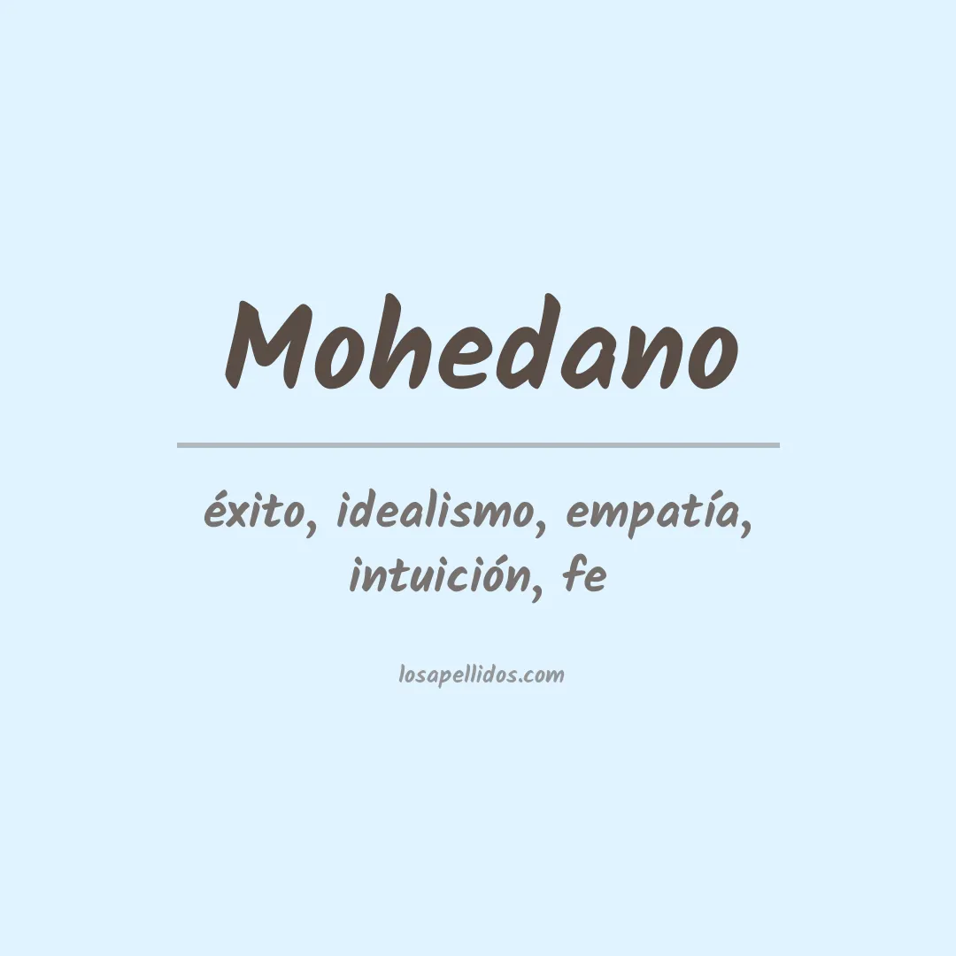 Apellido Mohedano