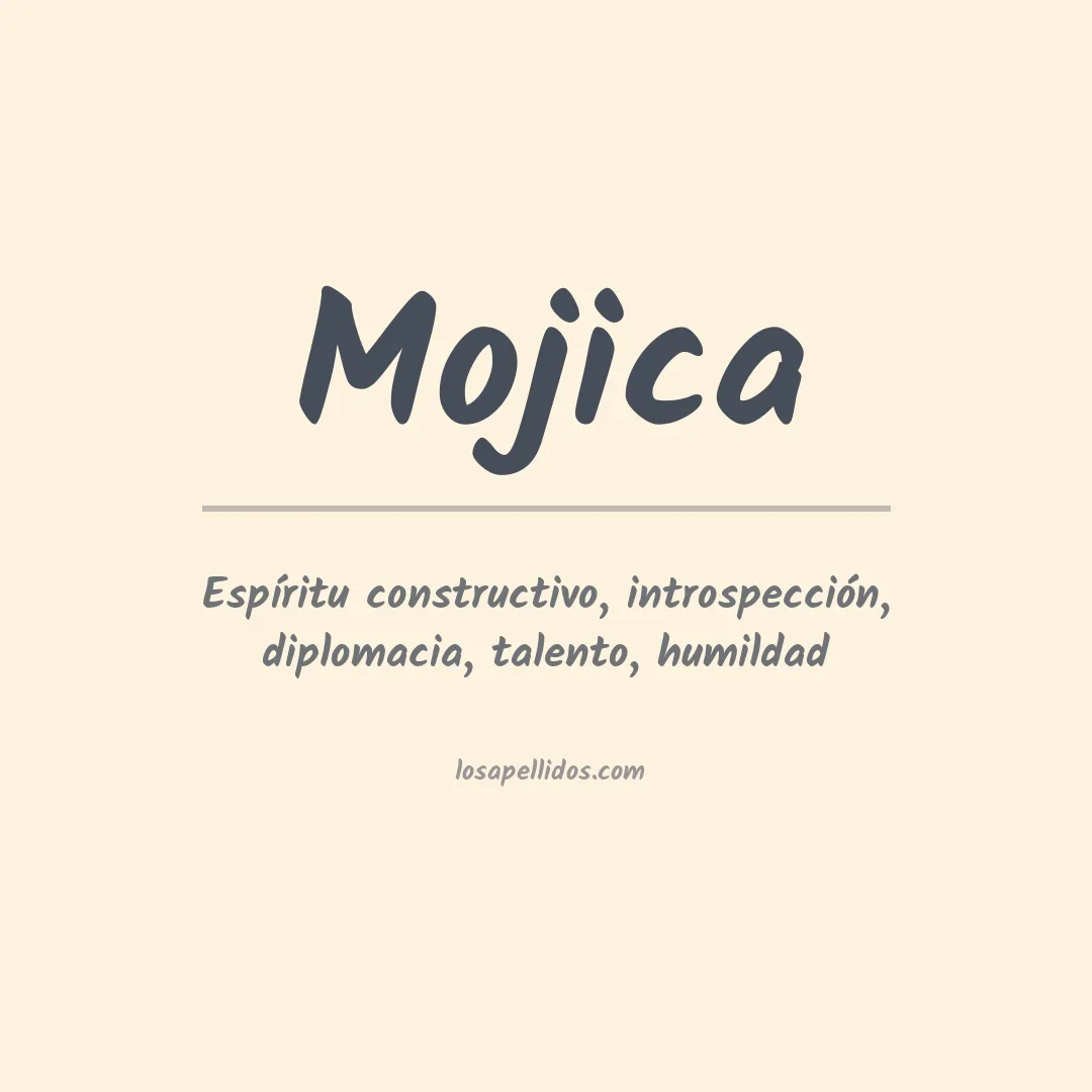 Apellido Mojica