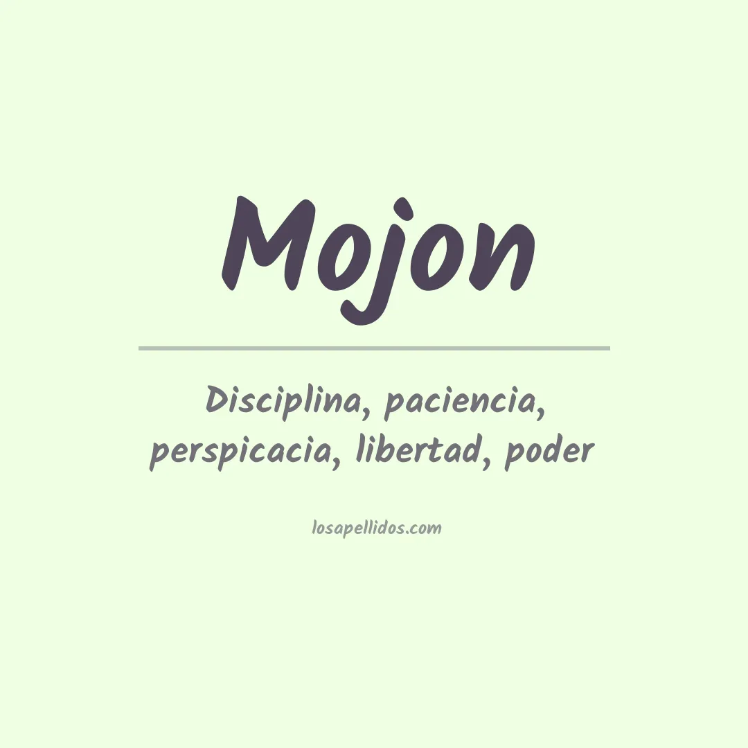 Apellido Mojon