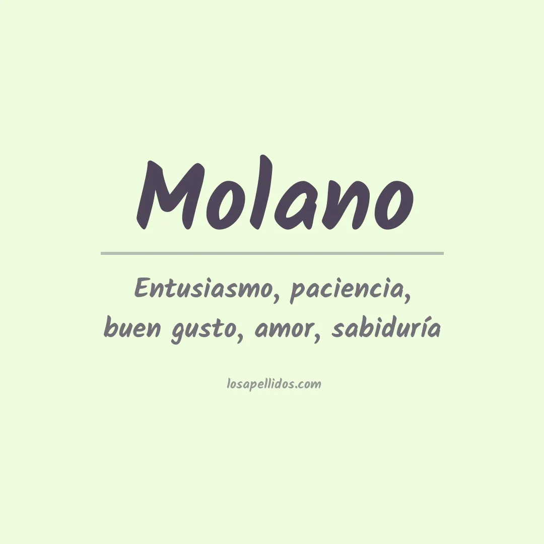 Apellido Molano