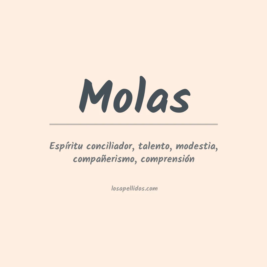 Apellido Molas