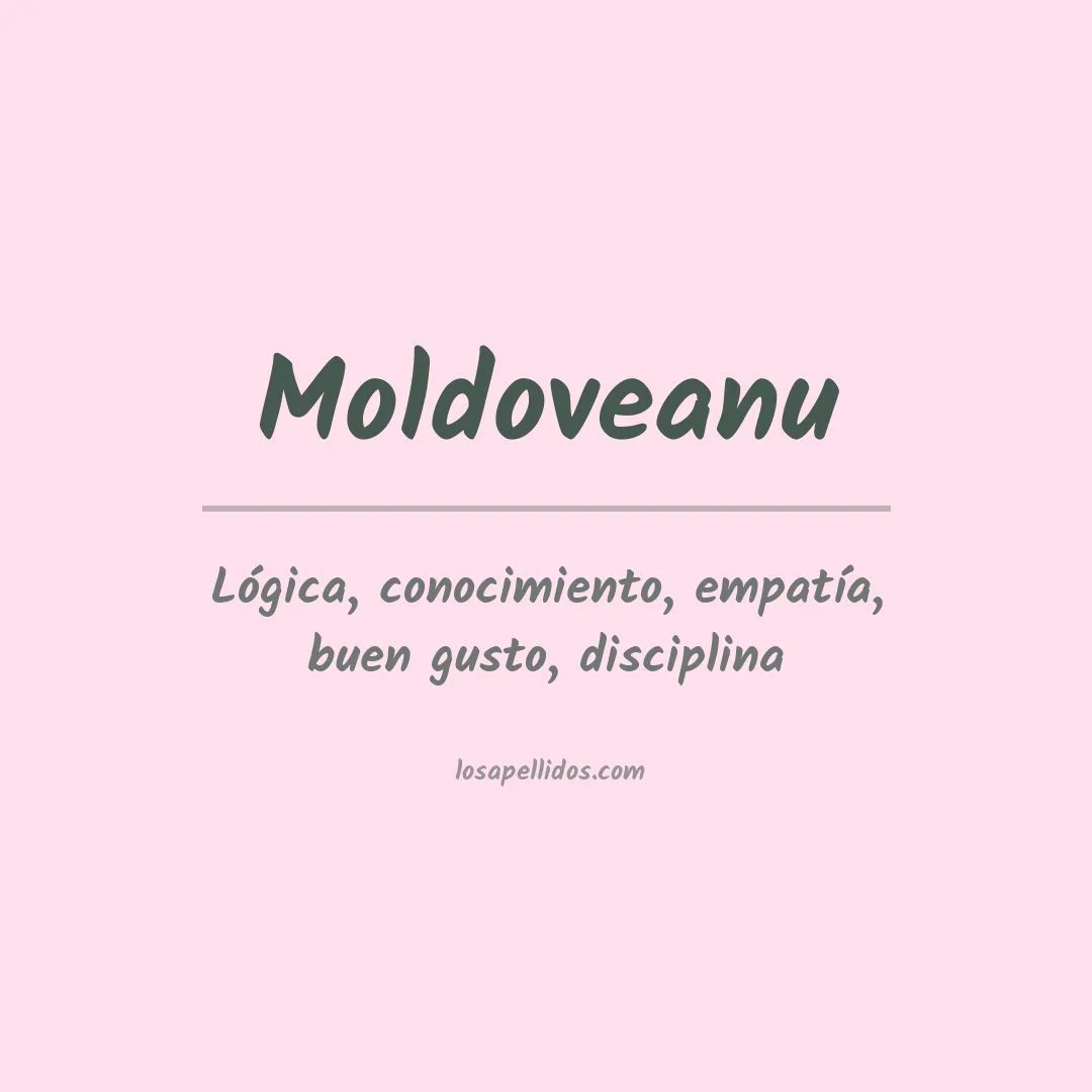 Apellido Moldoveanu
