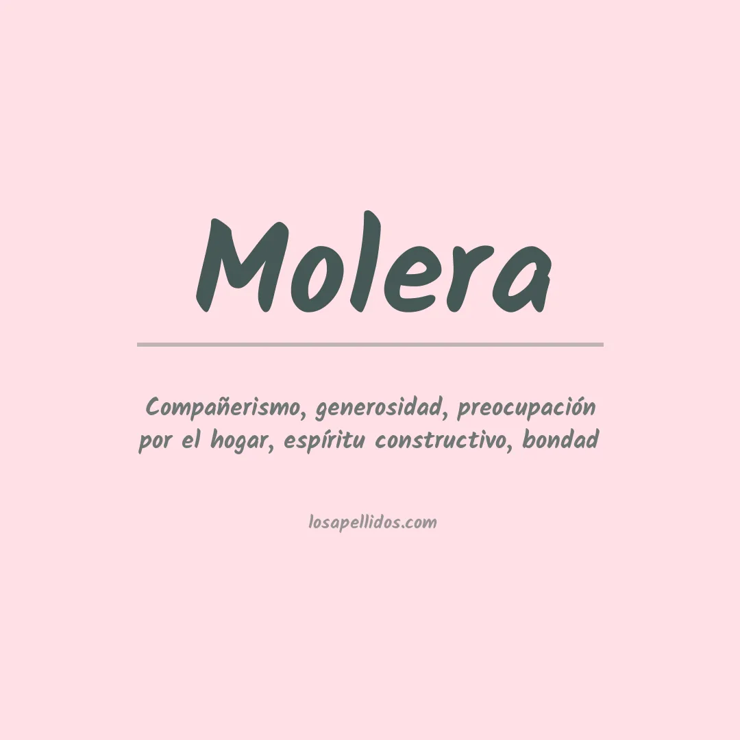 Apellido Molera