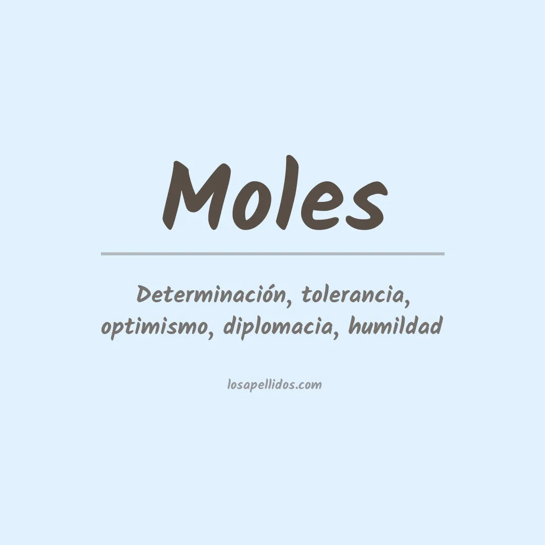 Apellido Moles