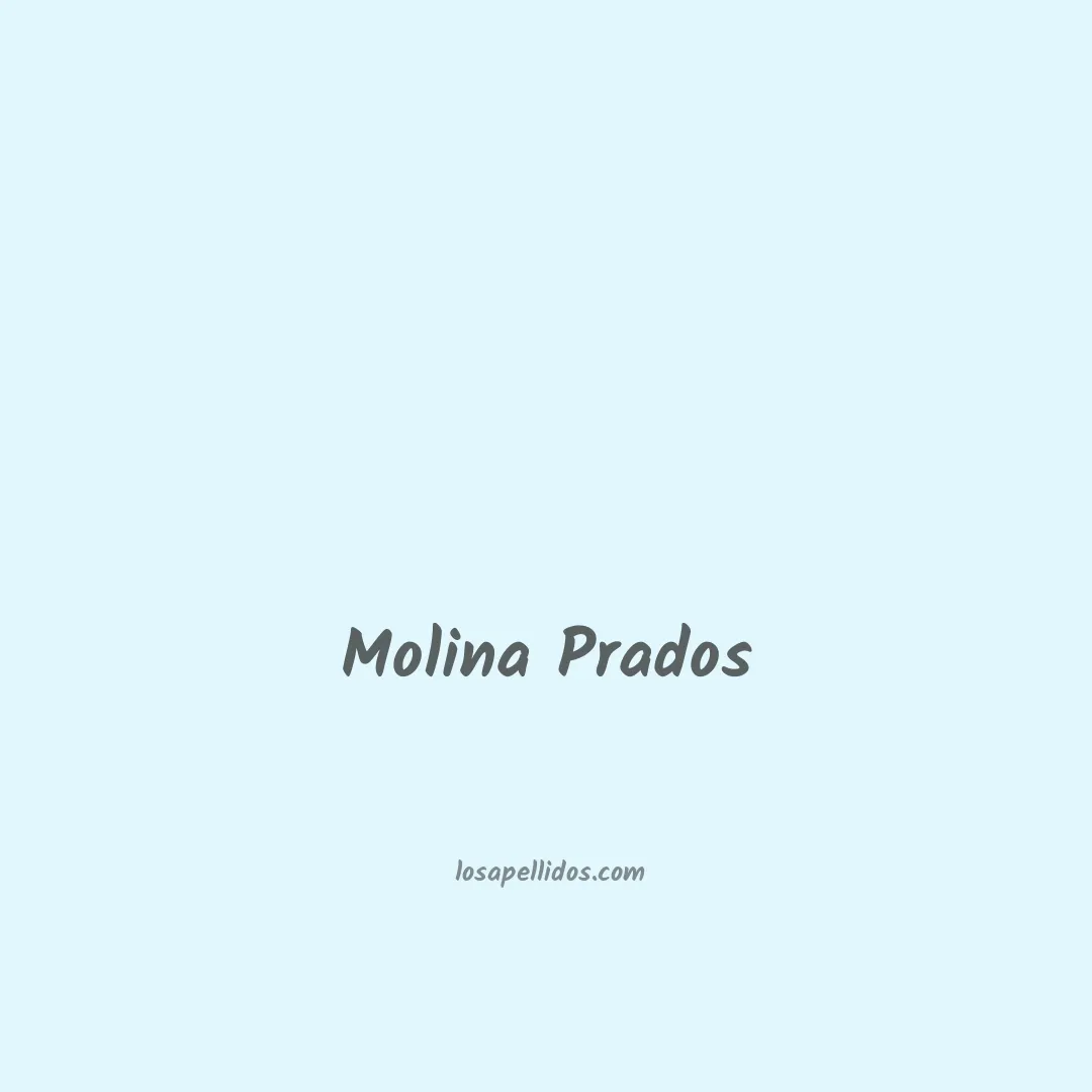Molina prados en chino