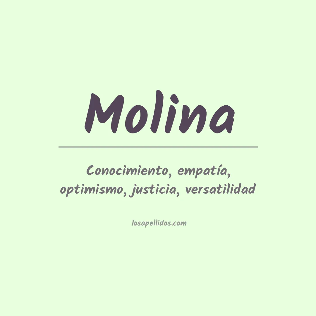 Apellido Molina