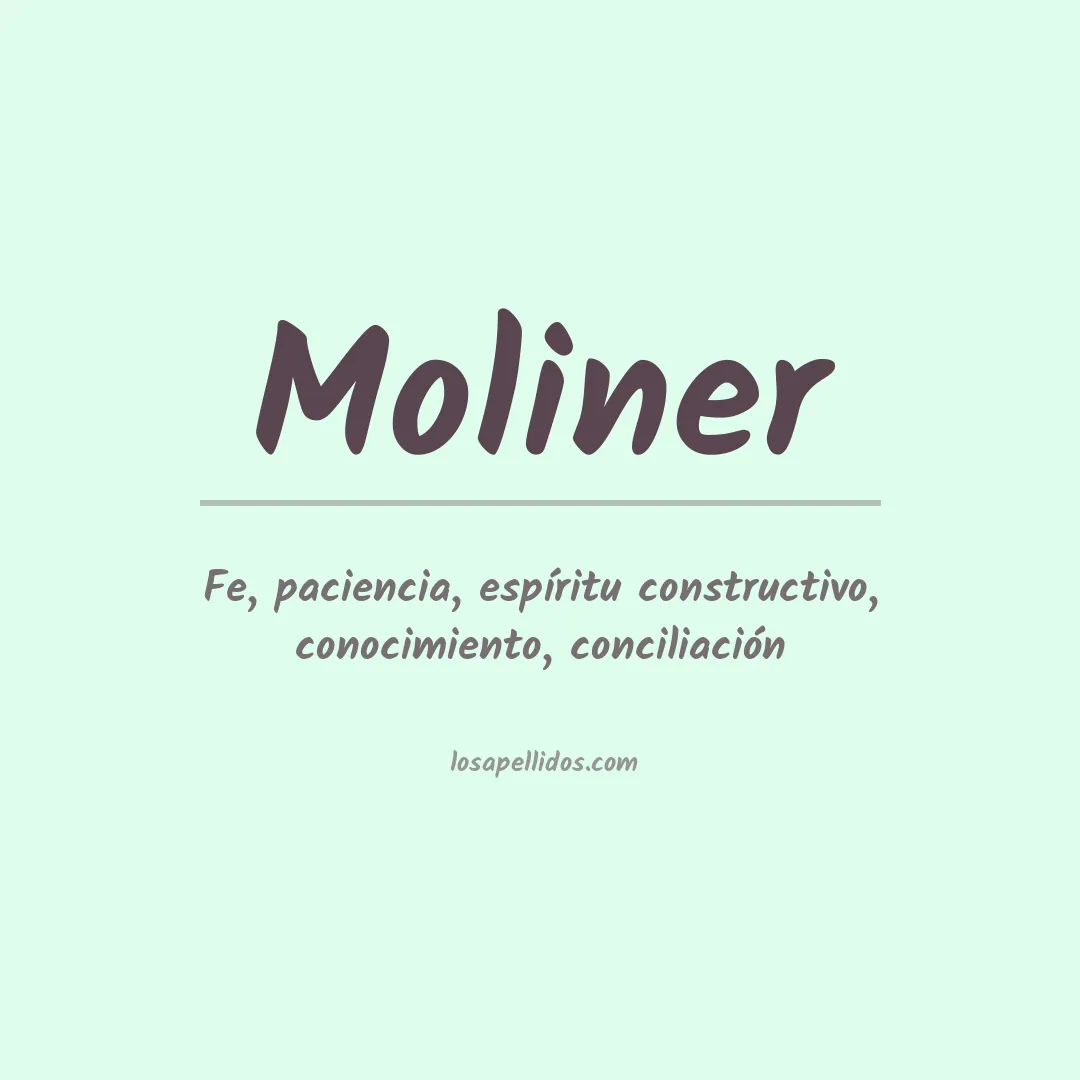 Apellido Moliner