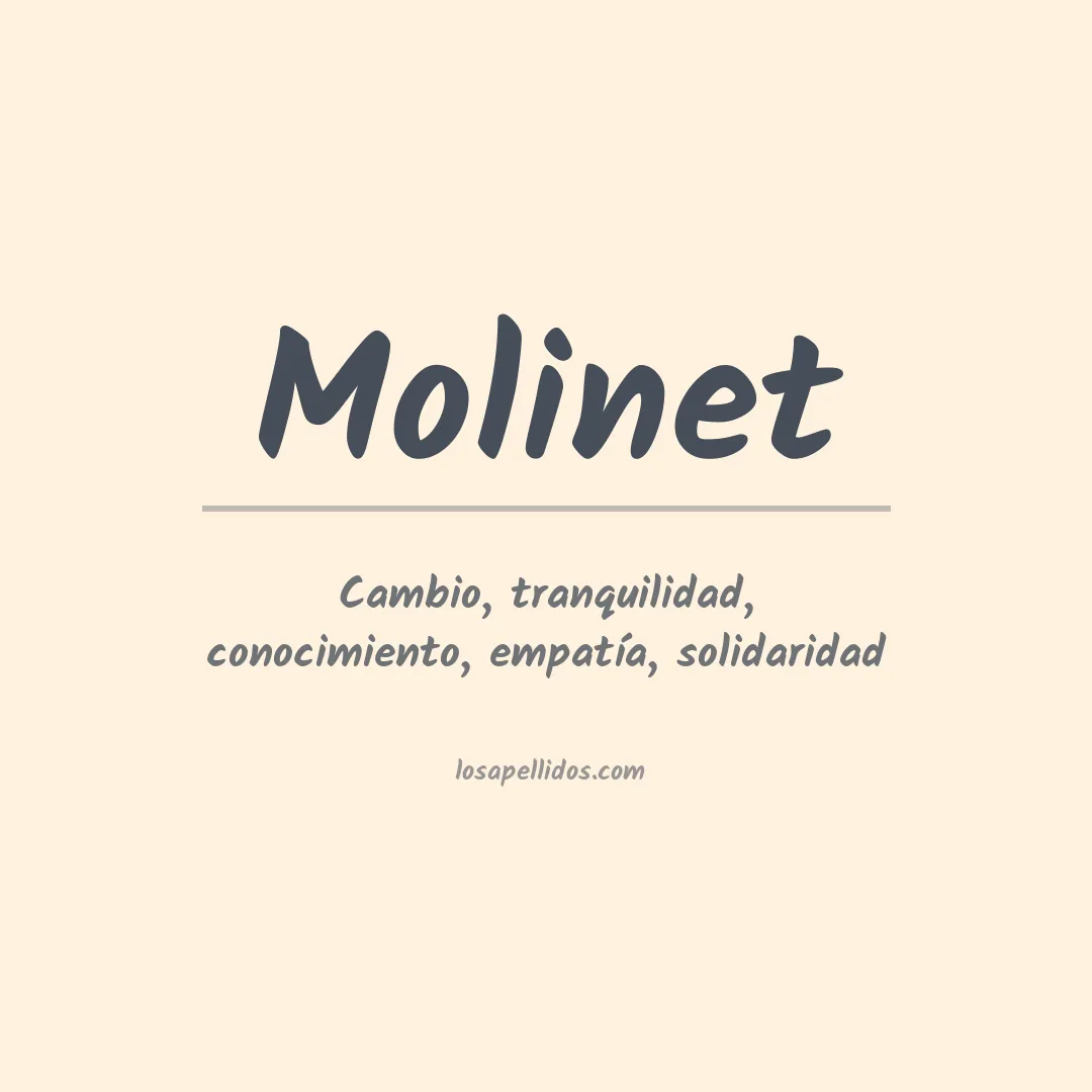 Apellido Molinet