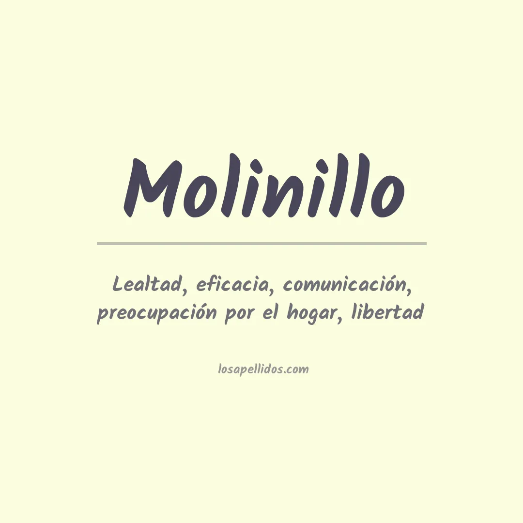 Significado del Apellido Molinillo