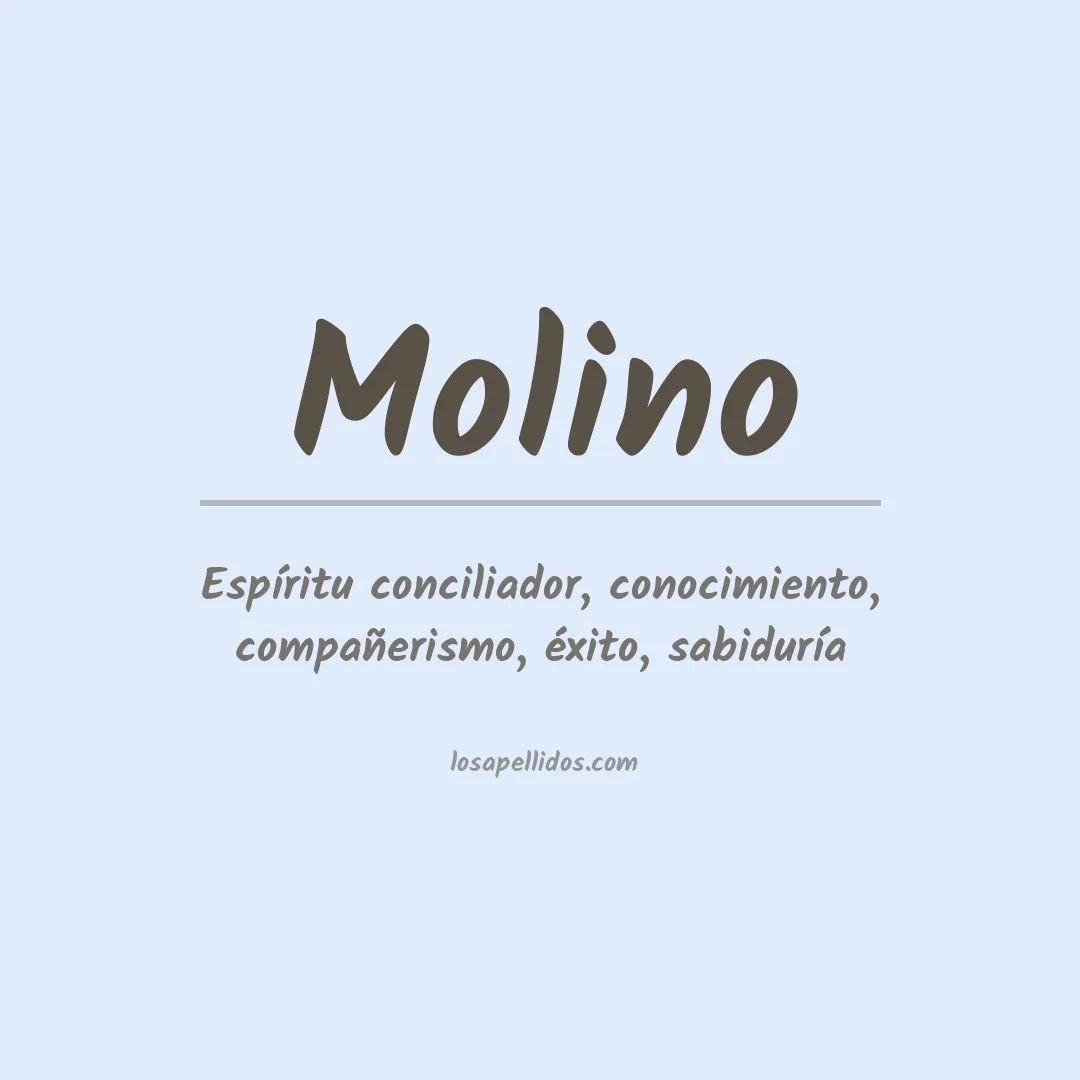 Apellido Molino