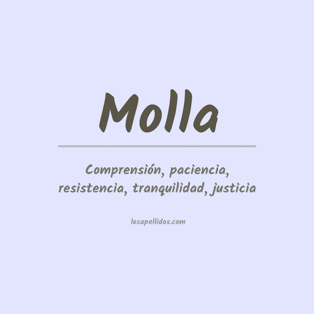 Apellido Molla