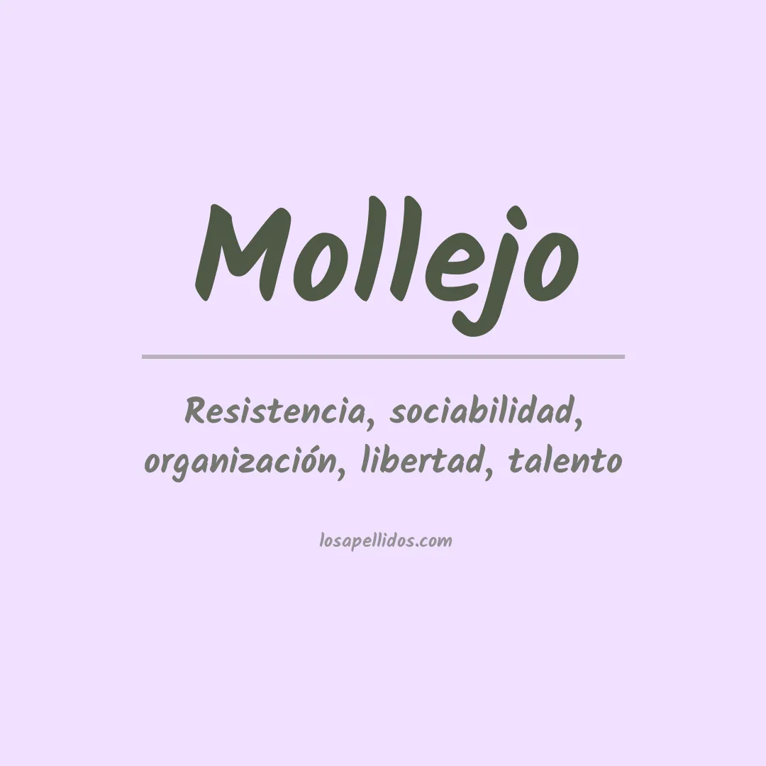 Significado del Apellido Mollejo