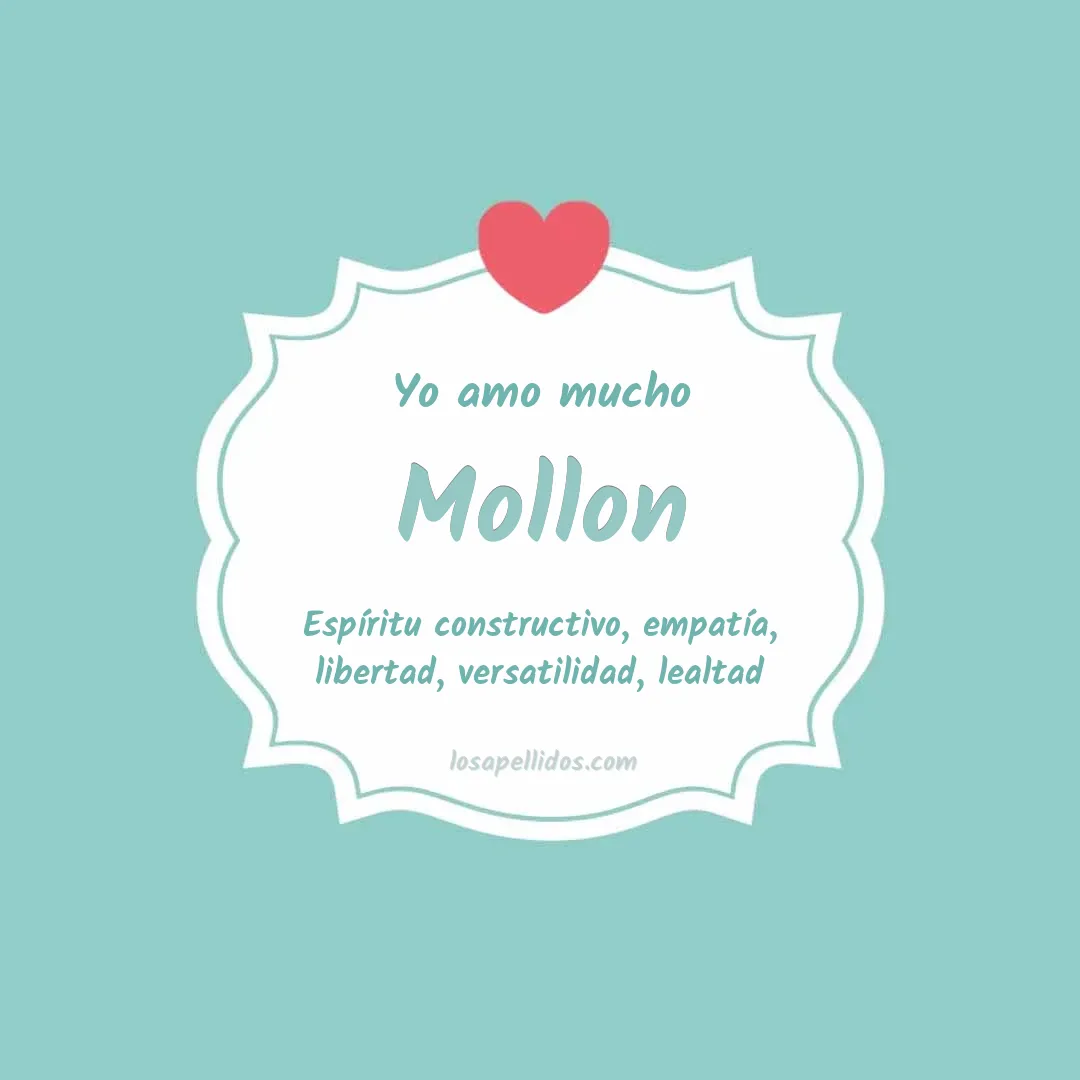 Yo amo mucho Mollon