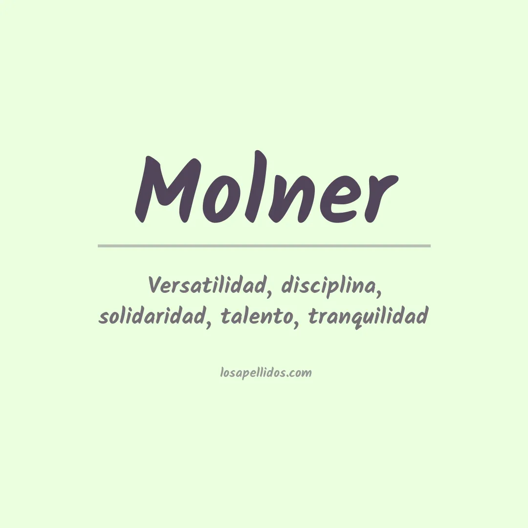 Apellido Molner