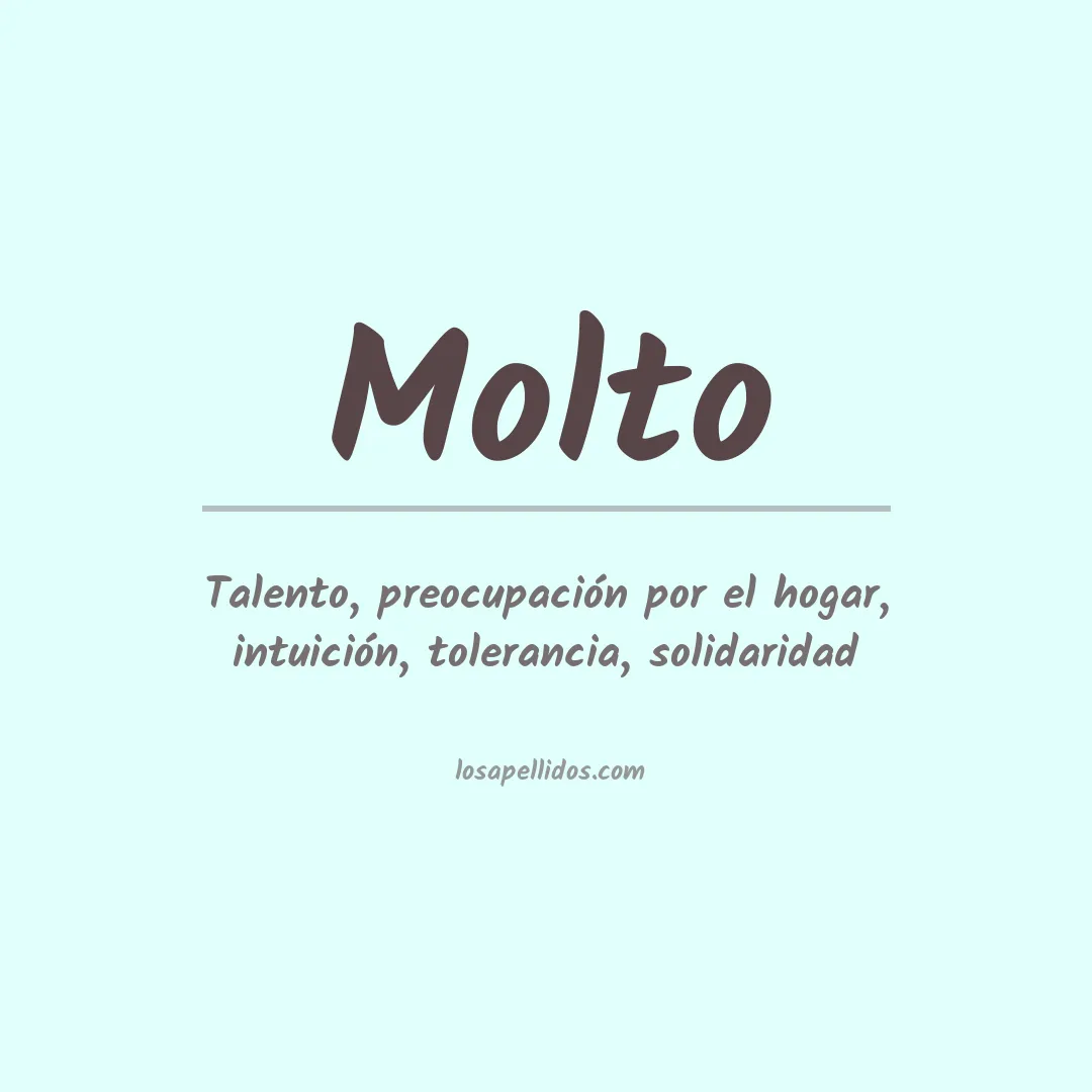 Apellido Molto