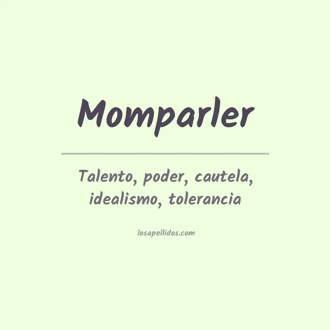 Apellido Momparler