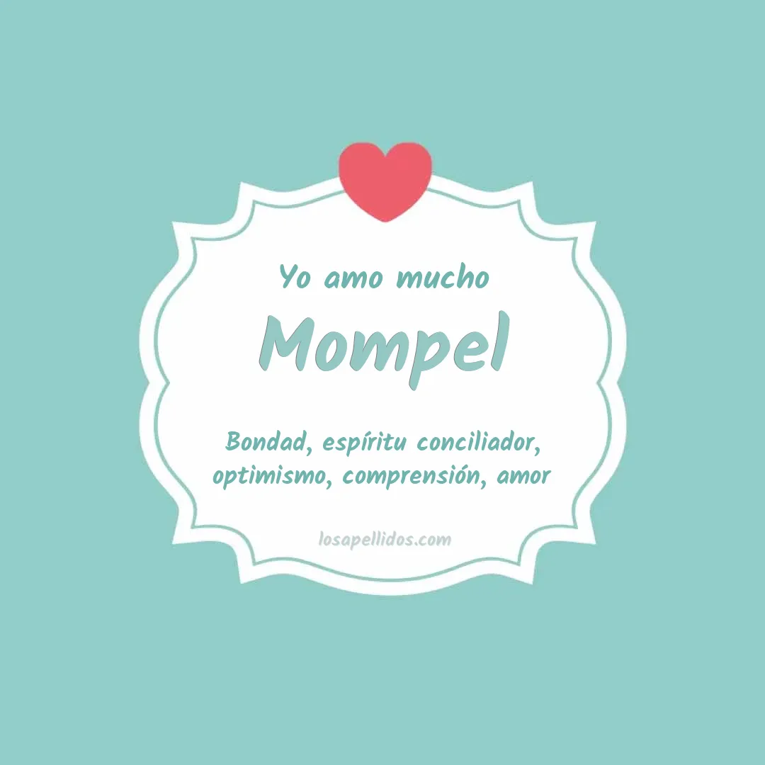 Yo amo mucho Mompel