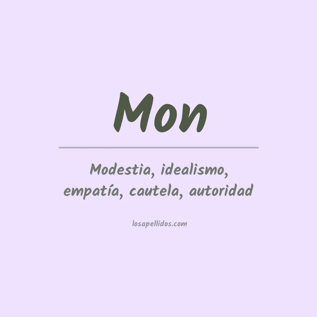Apellido Mon