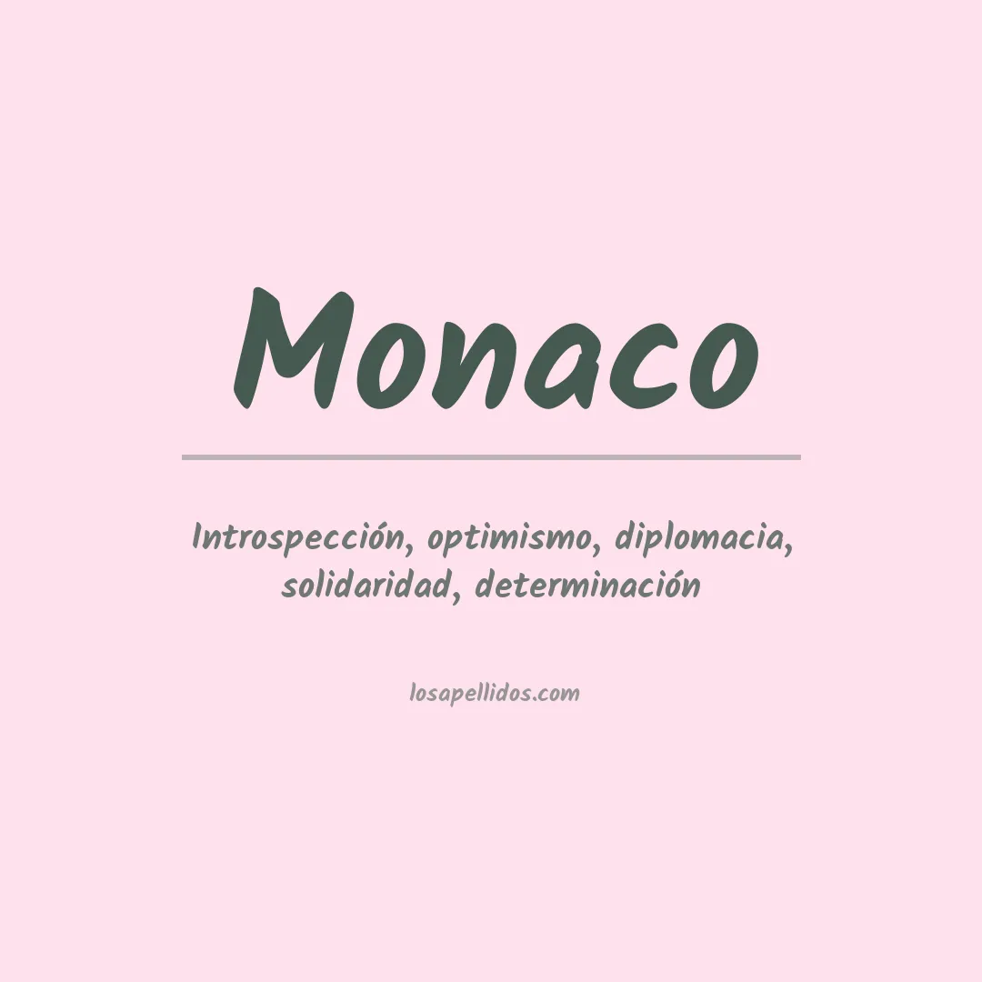 Apellido Monaco