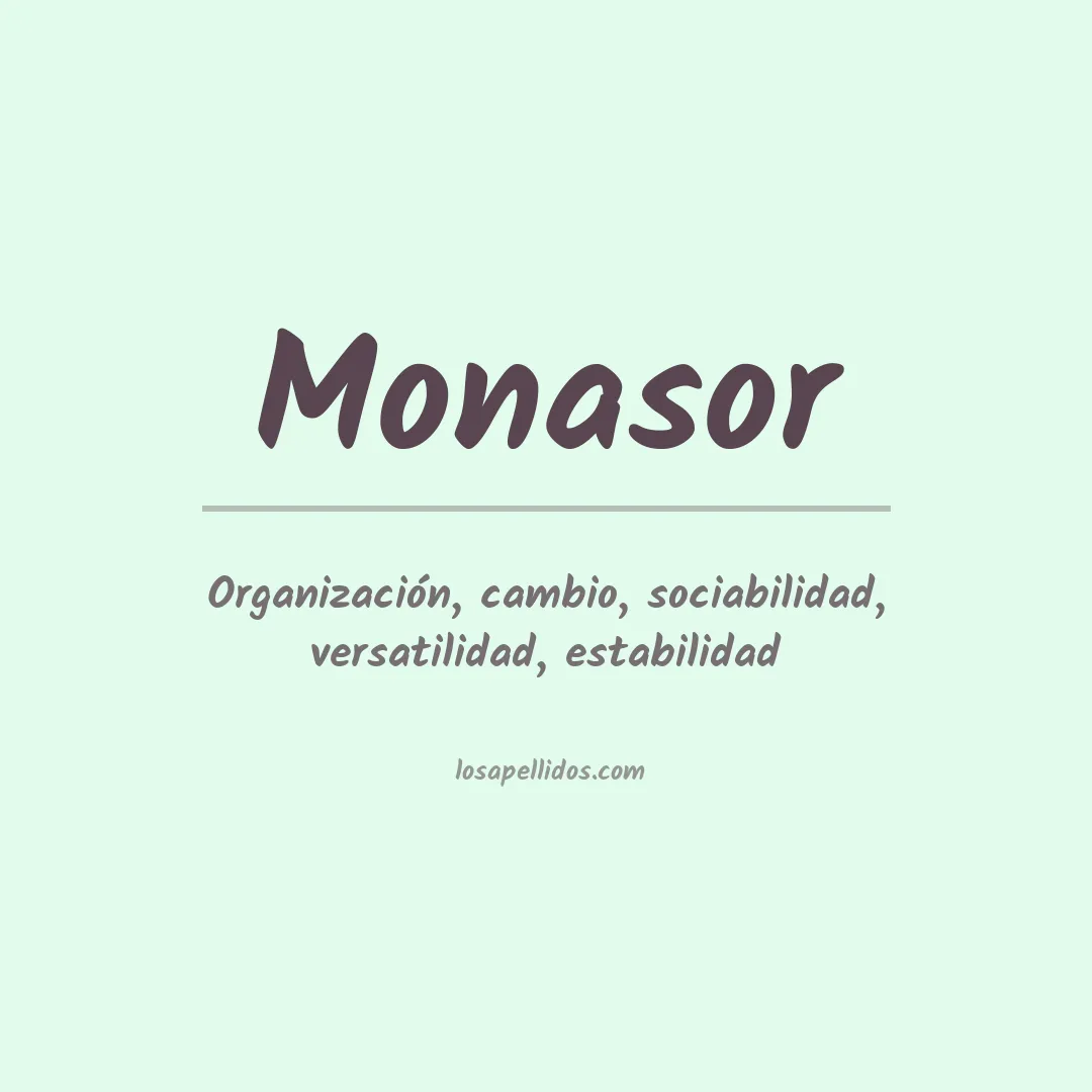 Apellido Monasor