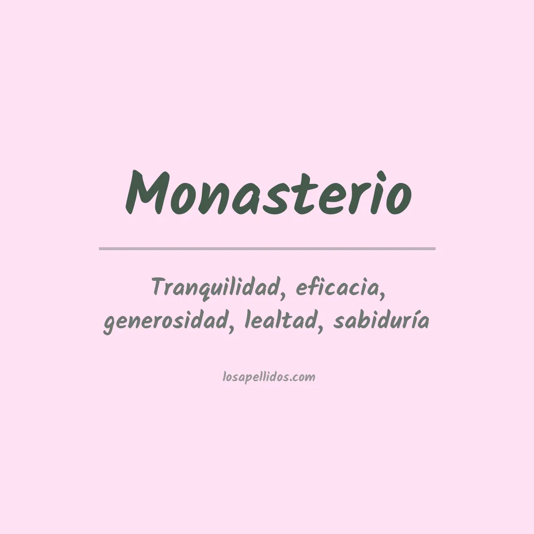 Apellido Monasterio