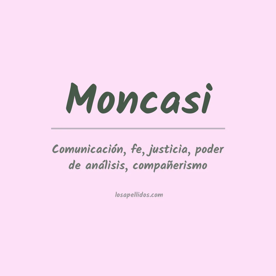 Apellido Moncasi