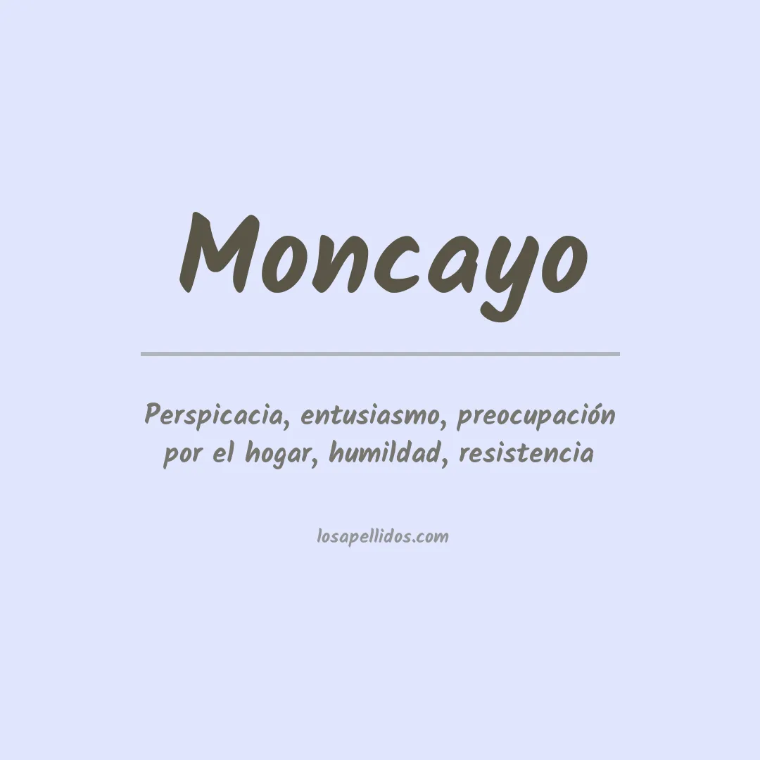 Apellido Moncayo