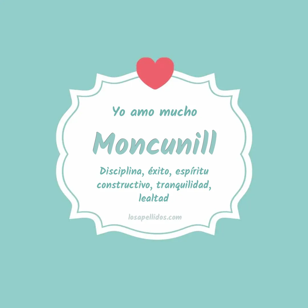 Yo amo mucho Moncunill