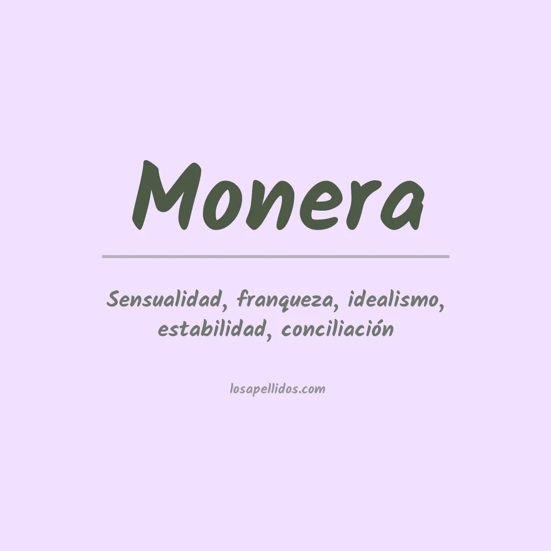 Apellido Monera