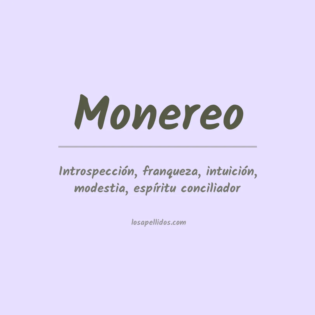 Apellido Monereo